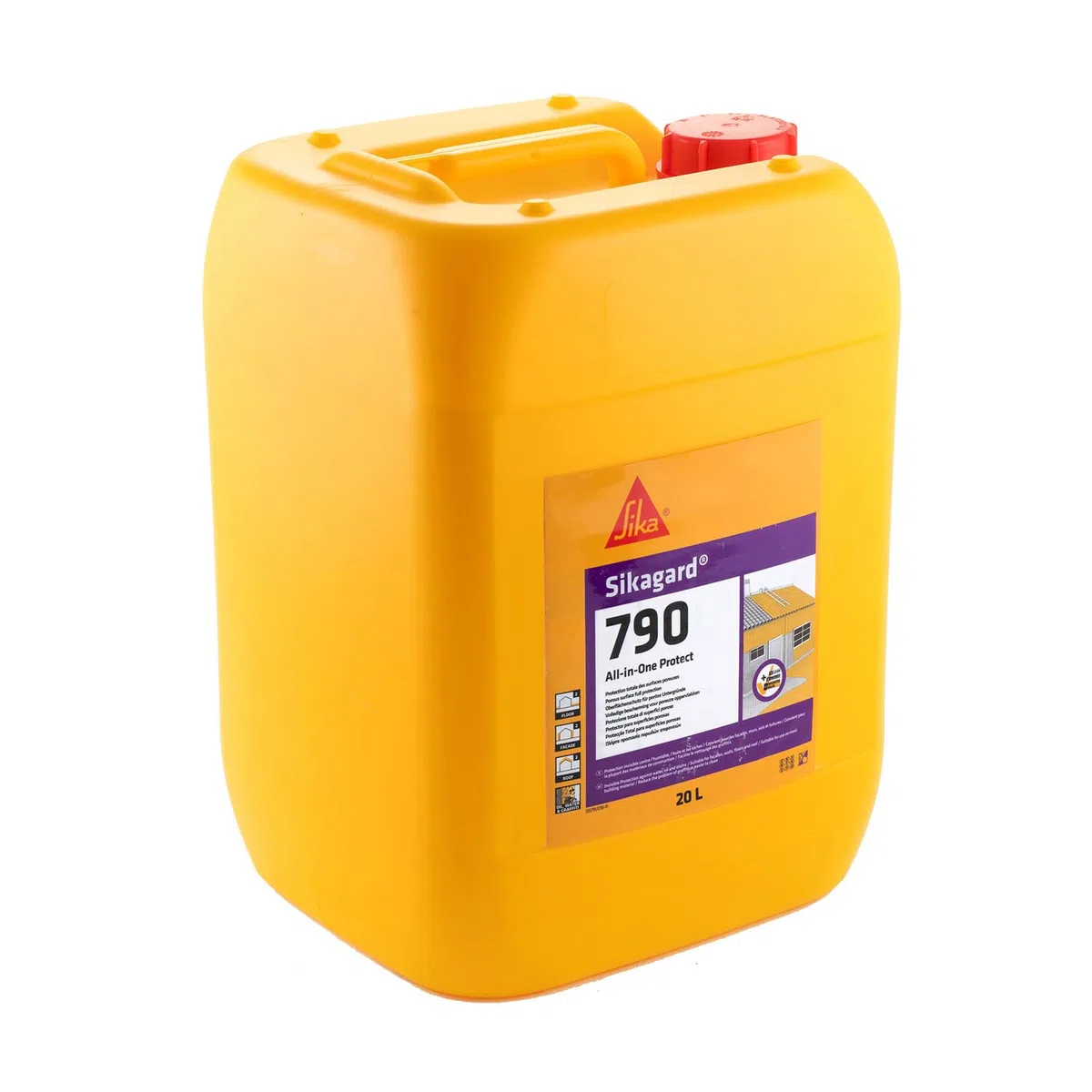 SIKA - Protettivo invisibile antimacchia - Sikagard-790 All-in-One - Protezione facile per pietre naturali e cemento - Ideale per porticati e vialetti sempre puliti - 5L