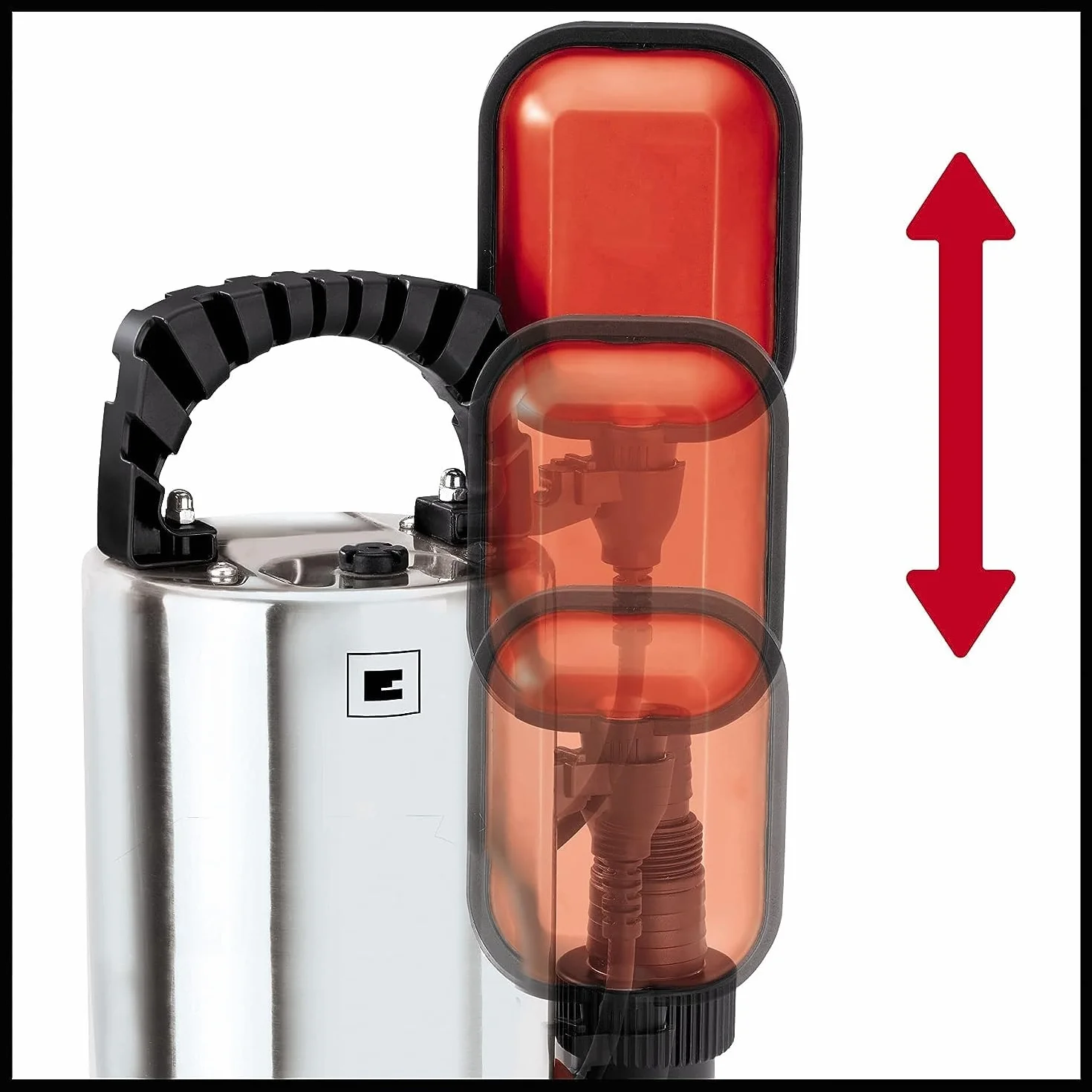 Einhell GC-DP 6315 N Pompa acque scure (630 W, portata max 17000 L/h, prevalenza 8 m, immersione max 5m, corpi estranei fino a 15 mm)