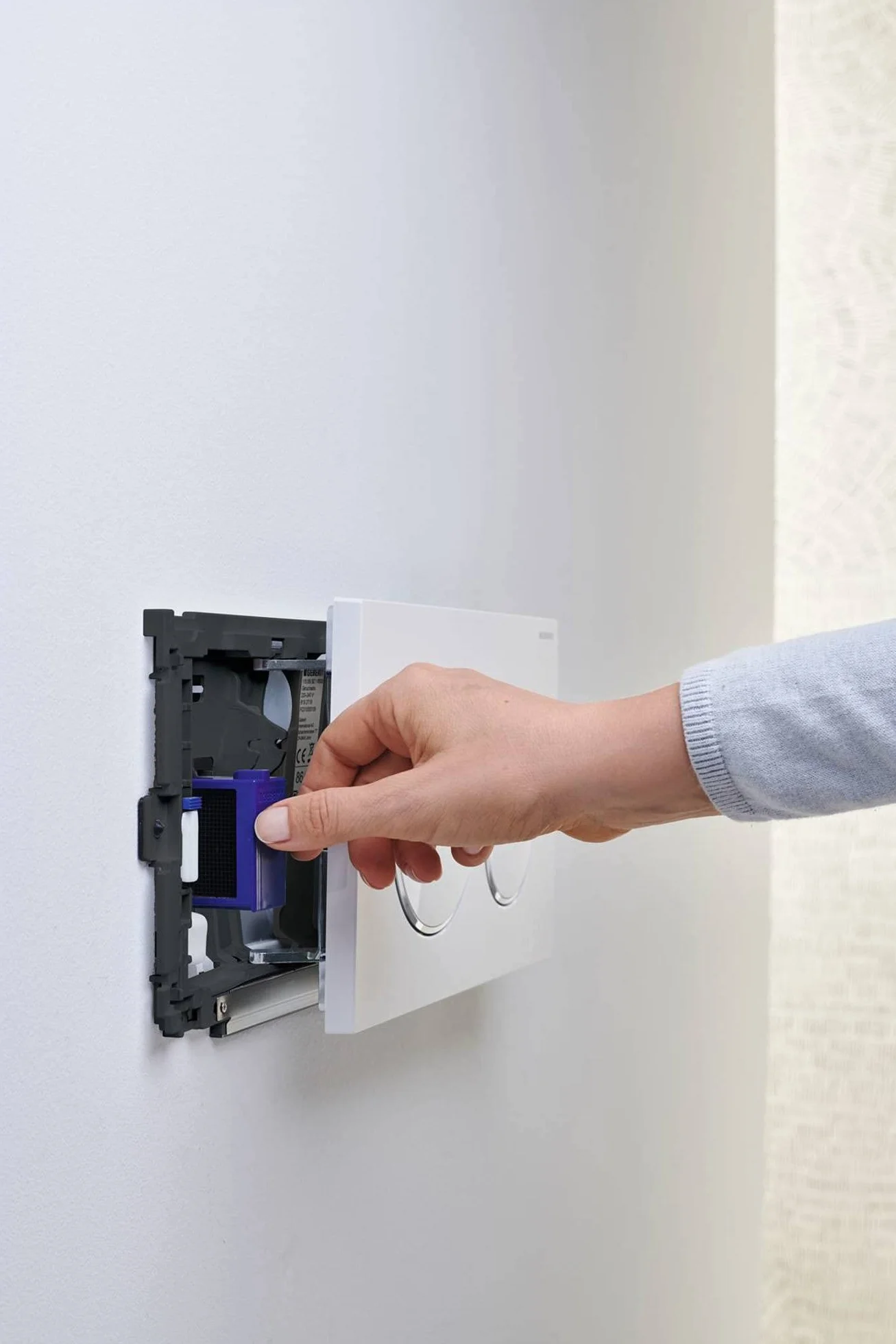 Geberit Kit igienizzante DuoFresh per cassette da incasso Sigma 8 115.063.21.1, BIANCO