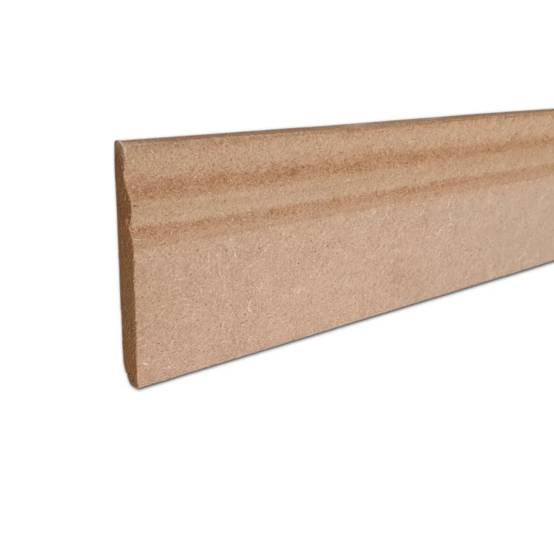 MadeInNature Battiscopa modellata per dipingere, in legno MDF naturale, battiscopa per modanatura stile Luigi XV, altezza 10.8 cm, fabbricazione francese, lunghezza a scelta (naturale, 20 metri)