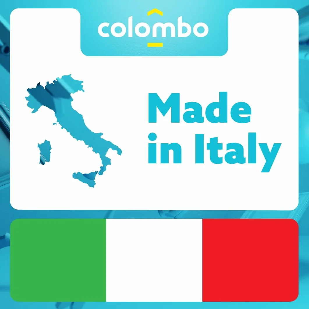 Colombo Scala Pieghevole in Alluminio Libellula 3/4/5/6/7/8 Gradini Senza Rivetti | Scala 6 Gradini, Robusta con Piattaforma Antiscivolo | Portata 150kg | Conforme EN131 TÜV-GS | Made in Italy