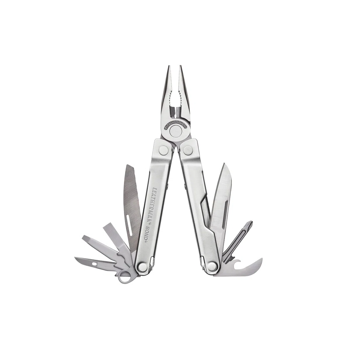 Leatherman Bond Multiutensile - 14 Strumenti per l'Outdoor e il Campeggio - Acciaio Inossidabile