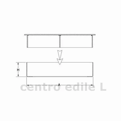 CHIUSINO ZINCATO PER CISTERNA CON CERNIERA E TELAIO (CM 60X60)