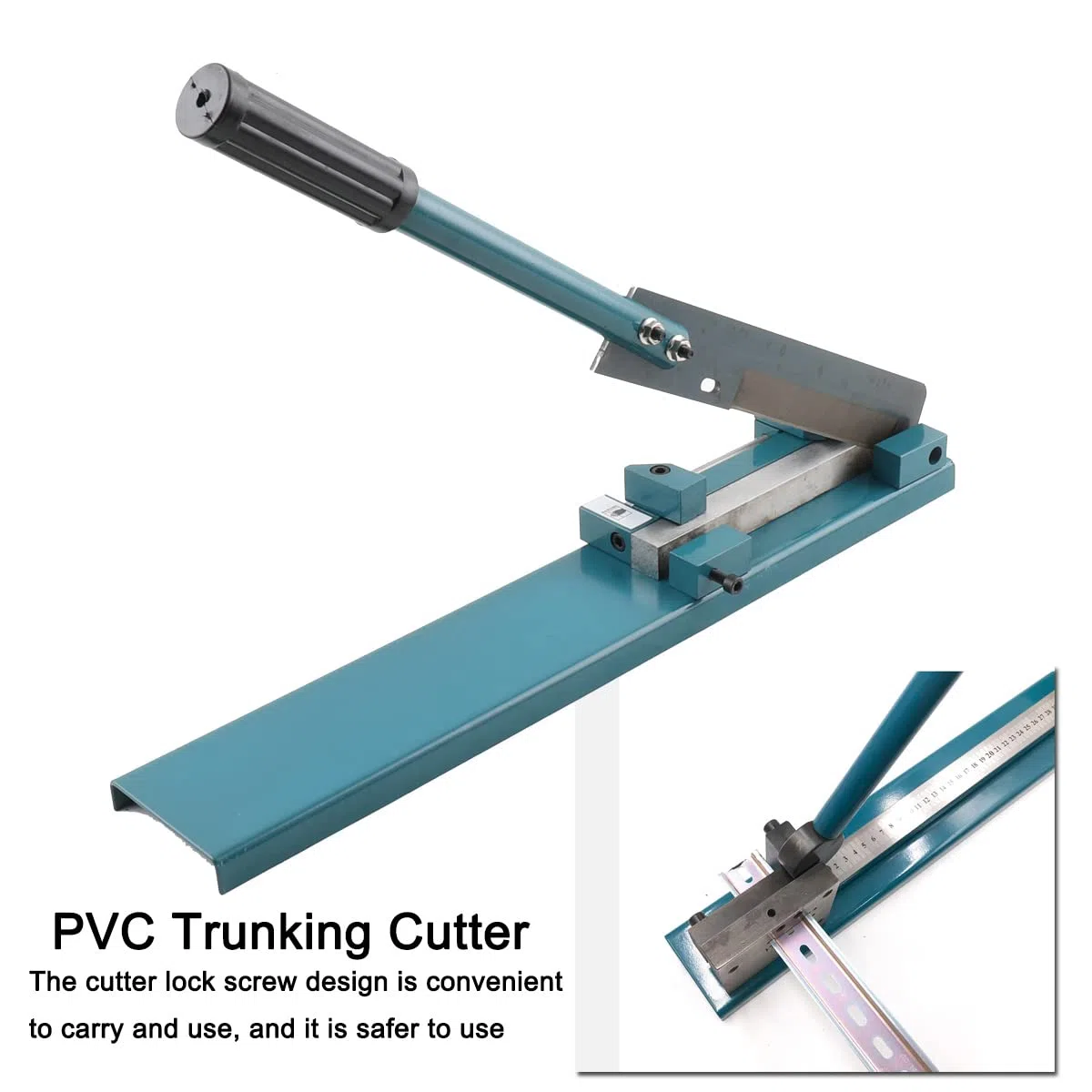 Taglierina per Canaline in PVC con Angoli Regolabili 45° e 90°, Forbice Professionale per Condotti di Cablaggio, Tubo Flessibile in PE, Taglio Preciso per Impianti Elettrici