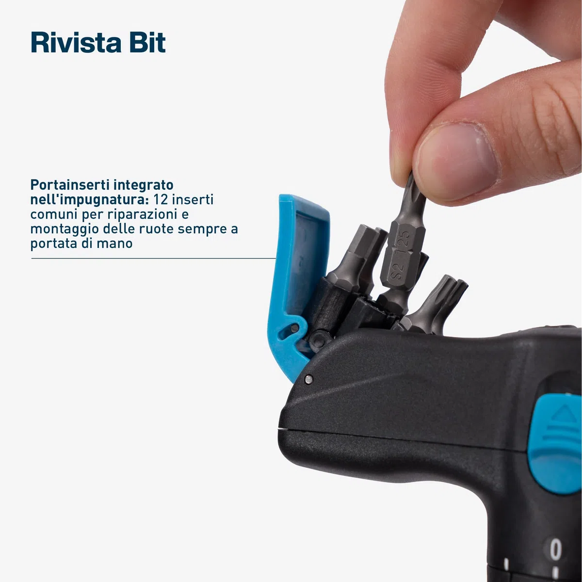 Tyson T by - Chiave dinamometrica da 1/4" per bicicletta, moto, ecc. 2-8 Nm | Cacciavite a coppia piccolo con set di punte a croce, fessura, Torx ed esagonale nel manico a T | 70003