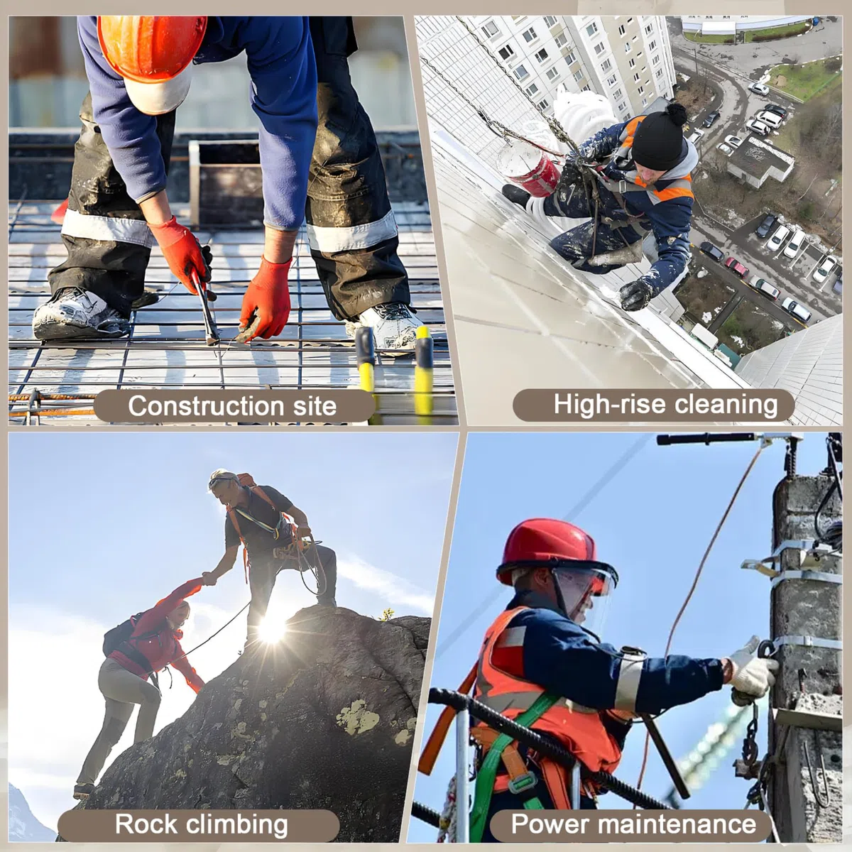 Dispositivo Anticaduta Retrattile Certificato 10m/15m/20m, Imbracatura di Sicurezza Anticaduta Tetto con Gancio Rotante, 150kg Dispositivo Sicurezza Anticaduta Tetto/ Lavoro Aereo(Giallo,10m)