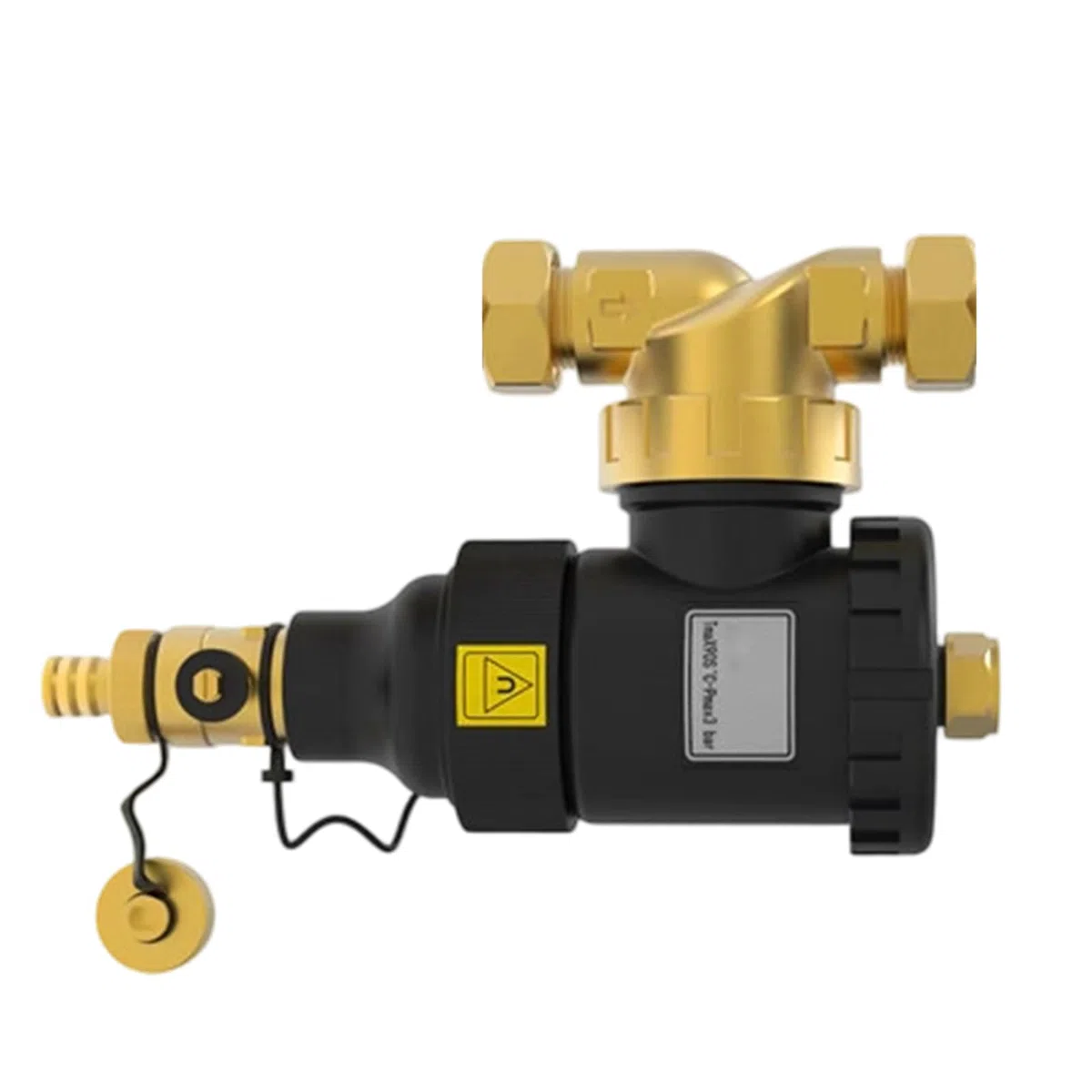 Defangatore Magnetico Per Caldaia – Filtro Per Riscaldamento Centrale DN20 DN32 | Di Filtrazione HVAC Con Valvole Di Intercettazione | Rimuove Ruggine E Calcare