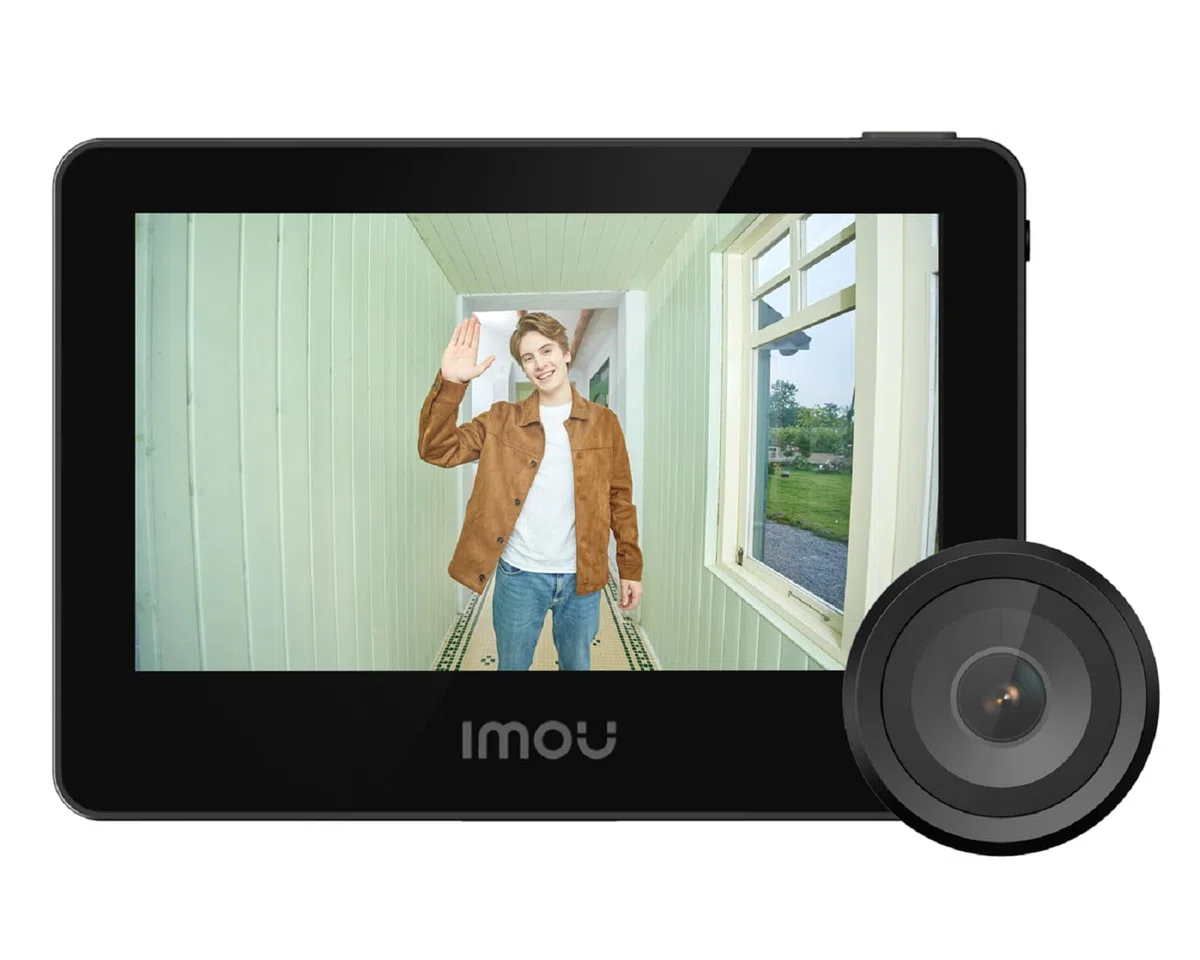 IM-VD1 Telecamera spioncino video Wi-Fi 5MP con schermo interno 4,3″ per porta