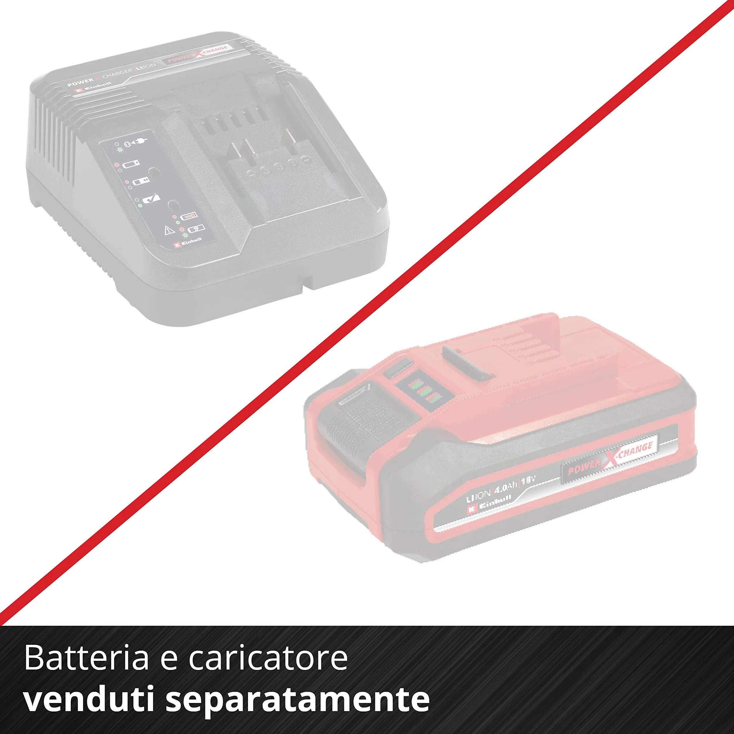 Scopa a batteria EinhellTE-AP 18/13 Li-Sol Power X-Change (18 V, altezza di taglio 13 mm, profondità di taglio 50 mm su legno, forma maneggevole, incl. accessori, batteria esclusa)