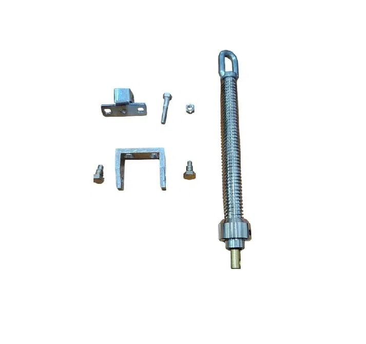 ULTRAFLEX CONTROL SYSTEMS Martinetto Telescopico Manuale art. 37243K, Ottone e Cromato, Apertura 310mm, 600g, Montaggio a Soffitto, per Cupole e Lucernai fino a 200kg