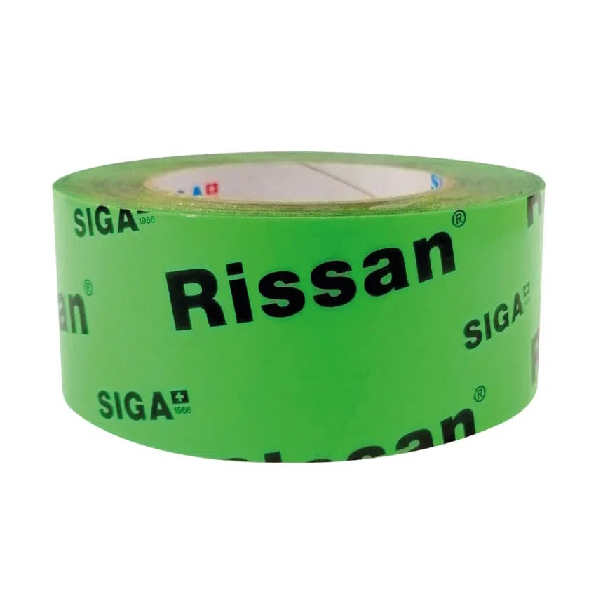 Siga Rissan 60-2 rotoli di nastro sigillante resistente all'acqua, 60 mm x 25 m, per frenare il vapore
