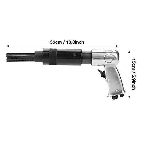 Pistola per rimozione della ruggine pneumatica a 19 Aghi, Scaler, Impugnatura a Pistola, Scorie di Strumento di rimozione della corrosione per Officina, Fai Te, saldatori, specialisti