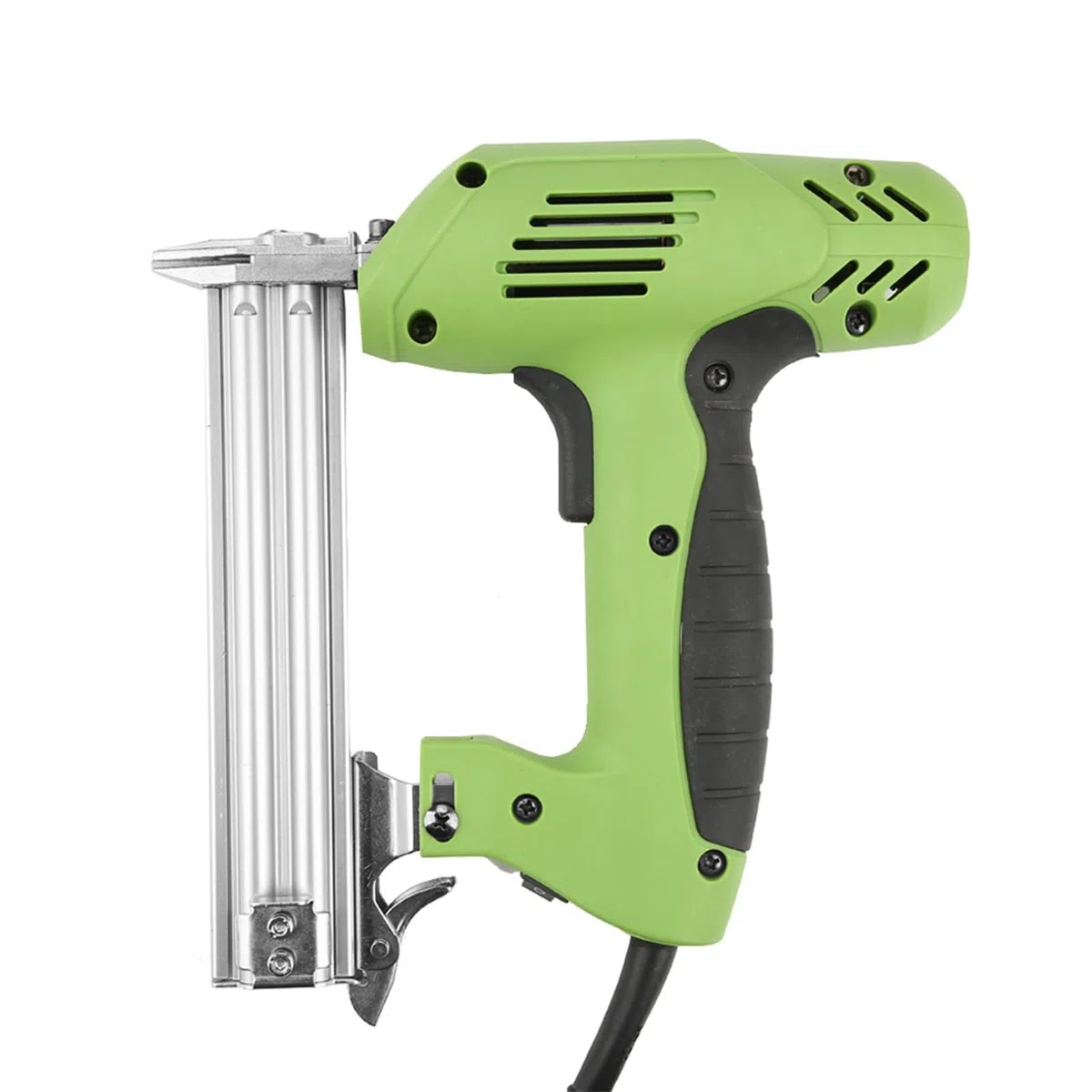 Brad Chiodatrice, Pistola Sparachiodi Elettrica 1800 W Capacità 100 Chiodi Lunghezza Chiodo 30 Mm, Graffatrice Elettrica Ergonomica per Tappezzeria Leggera, Legno, Carpenteria