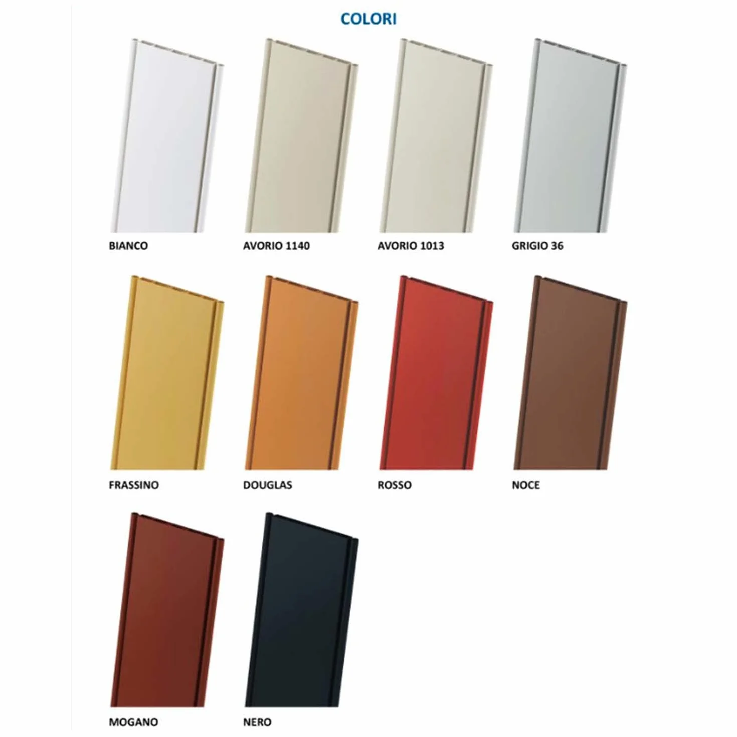 Porta a soffietto da interno in kit con vetri in PVC Bianca 82x220 cm mod. Sonia