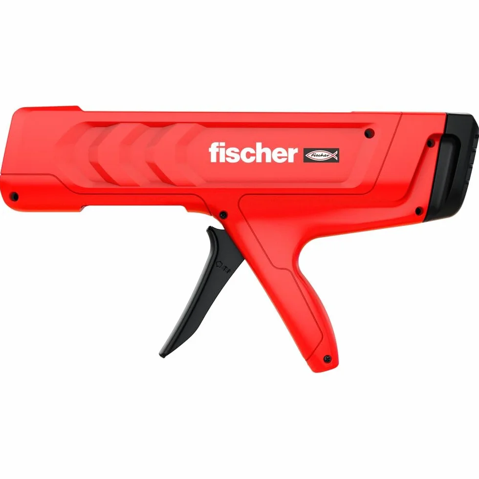 Fischer Pistola Manuale FIS DM S Pro per Silicone, Adesivo, Tassello Chimico, Resina, Adatta a Cartucce da 150 ml, 300 ml, 360 ml, 390 ml, Robusta e Professionale