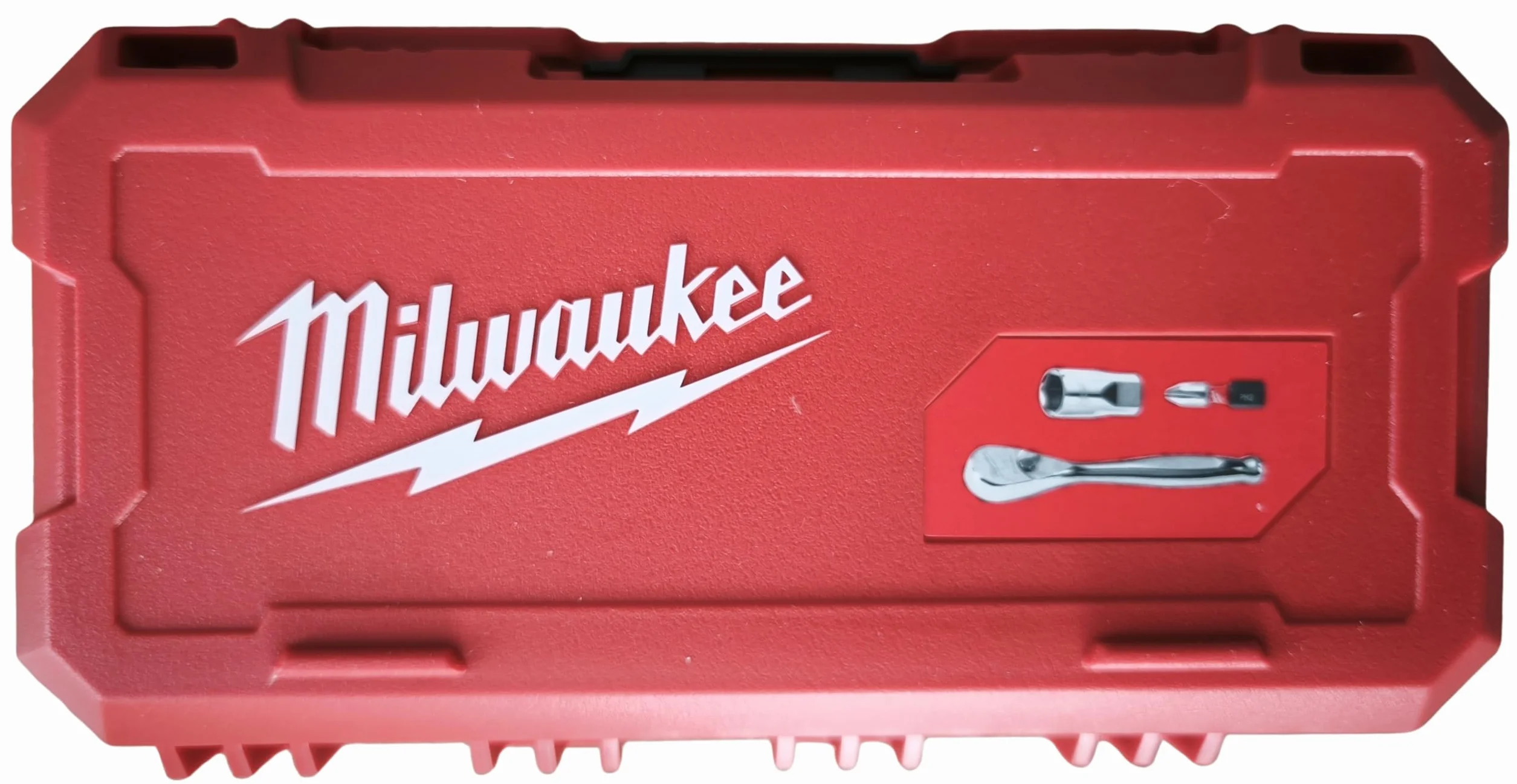 Milawaukee - Set di chiavi a cricchetto, bussole e punte, 1/4", 38 pezzi