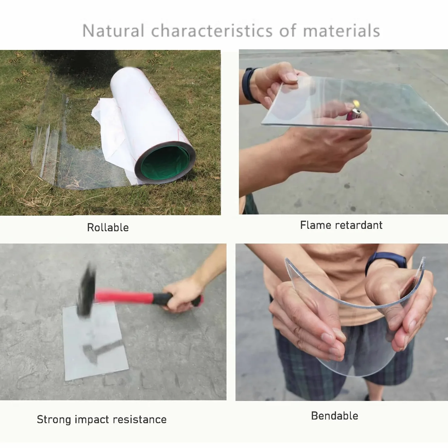Lastre in policarbonato trasparente - Pannello di copertura in plastica resistente agli urti per luce naturale, pergola, carport, sostituzione della tettoia della serra - Include viti