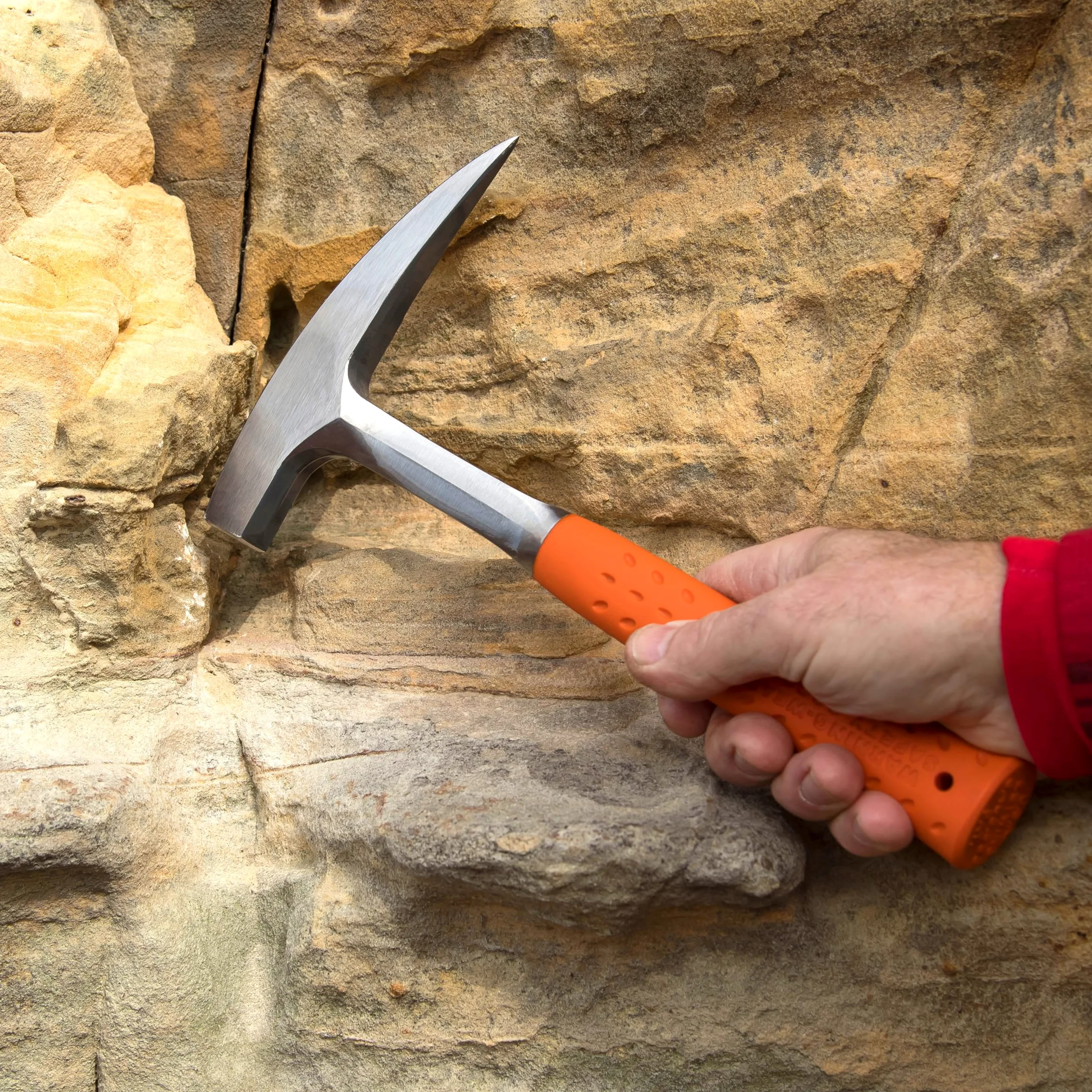 ESTWING Rock Pick - Martello geologico con punta appuntita e impugnatura per riduzione degli urti, 623 g, arancione