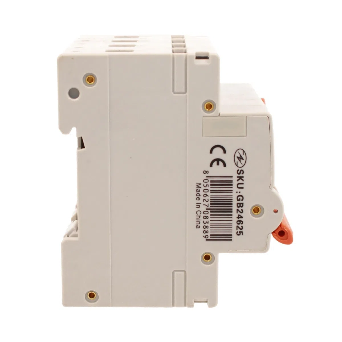 Interruttore Magnetotermico Differenziale Trifase, Tipo A 300mA 25A C25, 380V 4P Vero (NO 3P+N), Curva C 6kA 0,3A, Doppio Leva con Diagnostica Visiva, 4 Moduli DIN