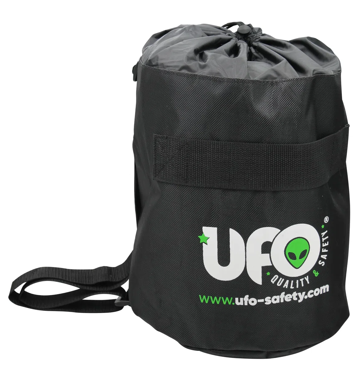 Imbracatura di Sicurezza Anticaduta Regolabile Professionale UFO, Kit con Sacca e Cordino regolabile 150cm, Arrampicata, Cintura di Sicurezza per Lavoro, Normativa EN361 EN358