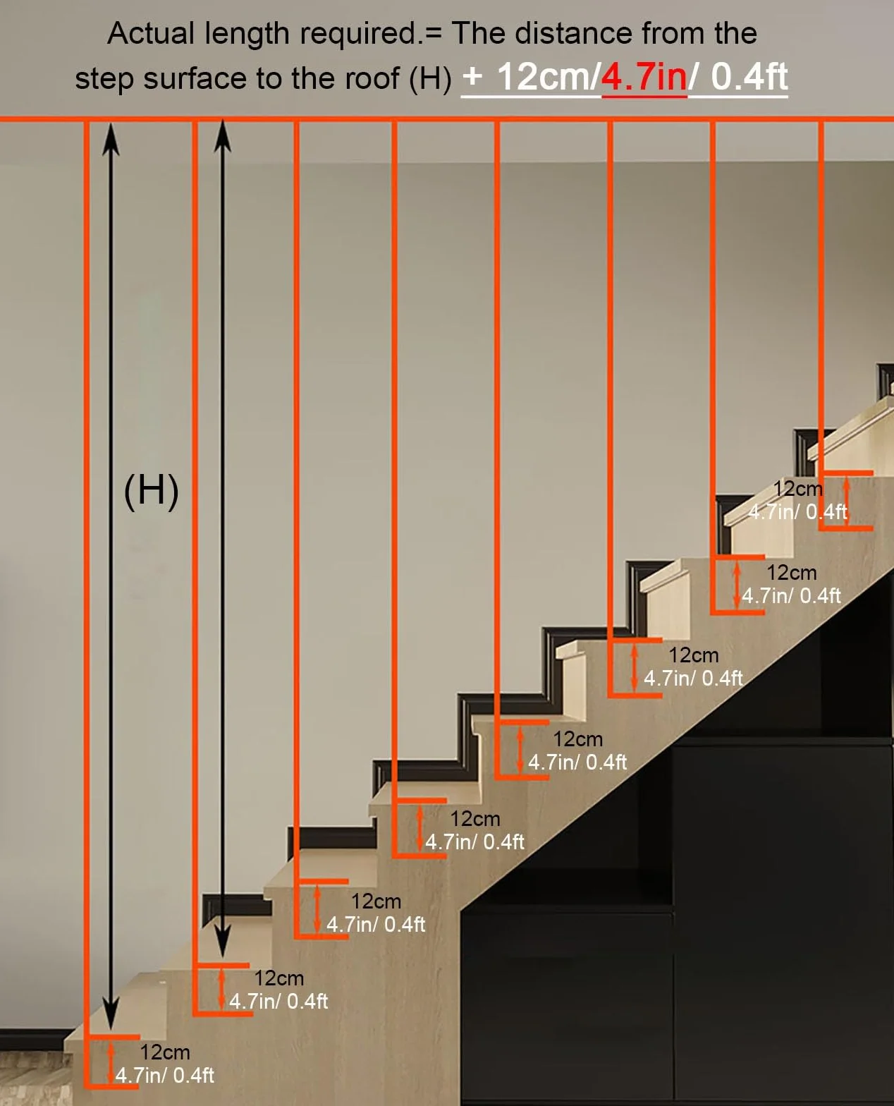 Ringhiera Per Scale Balaustre per scale personalizzabili in ferro nero per interni, Moderno ponte balaustre per case decorativo, Oro/bianco Colonna a balaustro per mansarda/corridoio(Black,150cm)