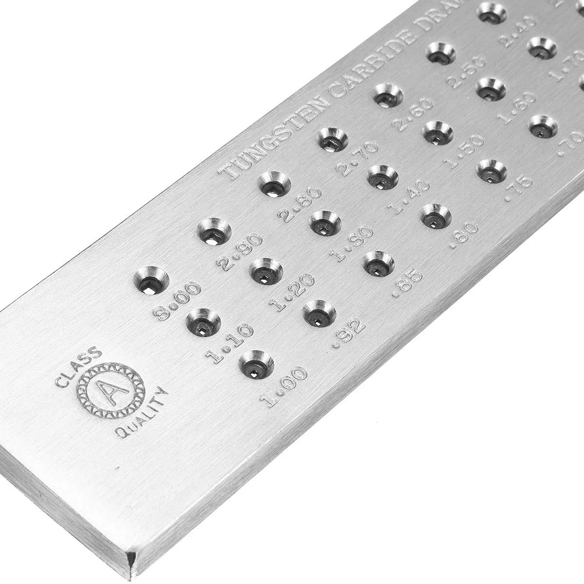 3.00-0.5Mm Tungsten Carbide Steel Wire Drawplates 30 Square Holes Wiring Draw Plate