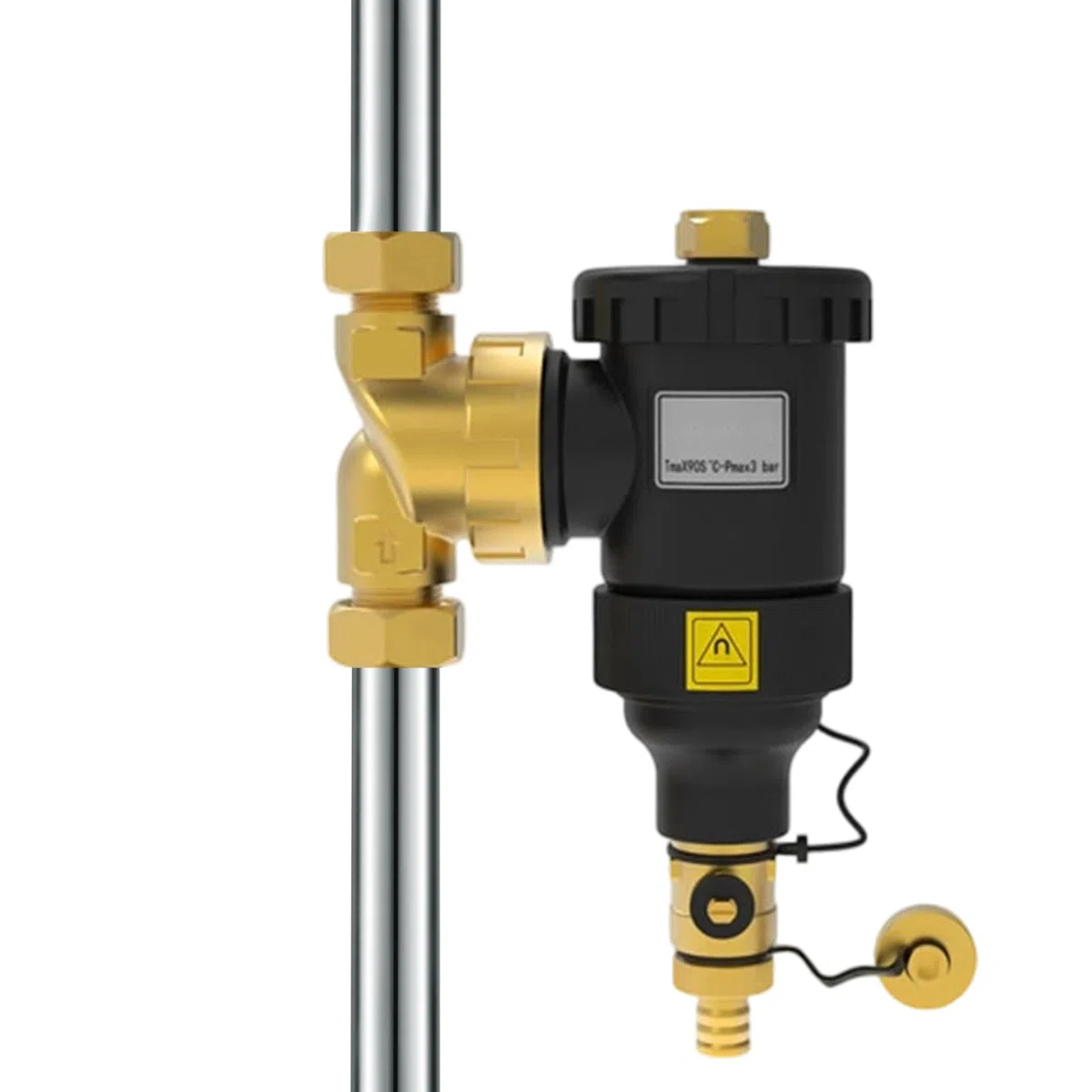 Defangatore Magnetico Per Caldaia – Filtro Per Riscaldamento Centrale DN20 DN32 | Di Filtrazione HVAC Con Valvole Di Intercettazione | Rimuove Ruggine E Calcare
