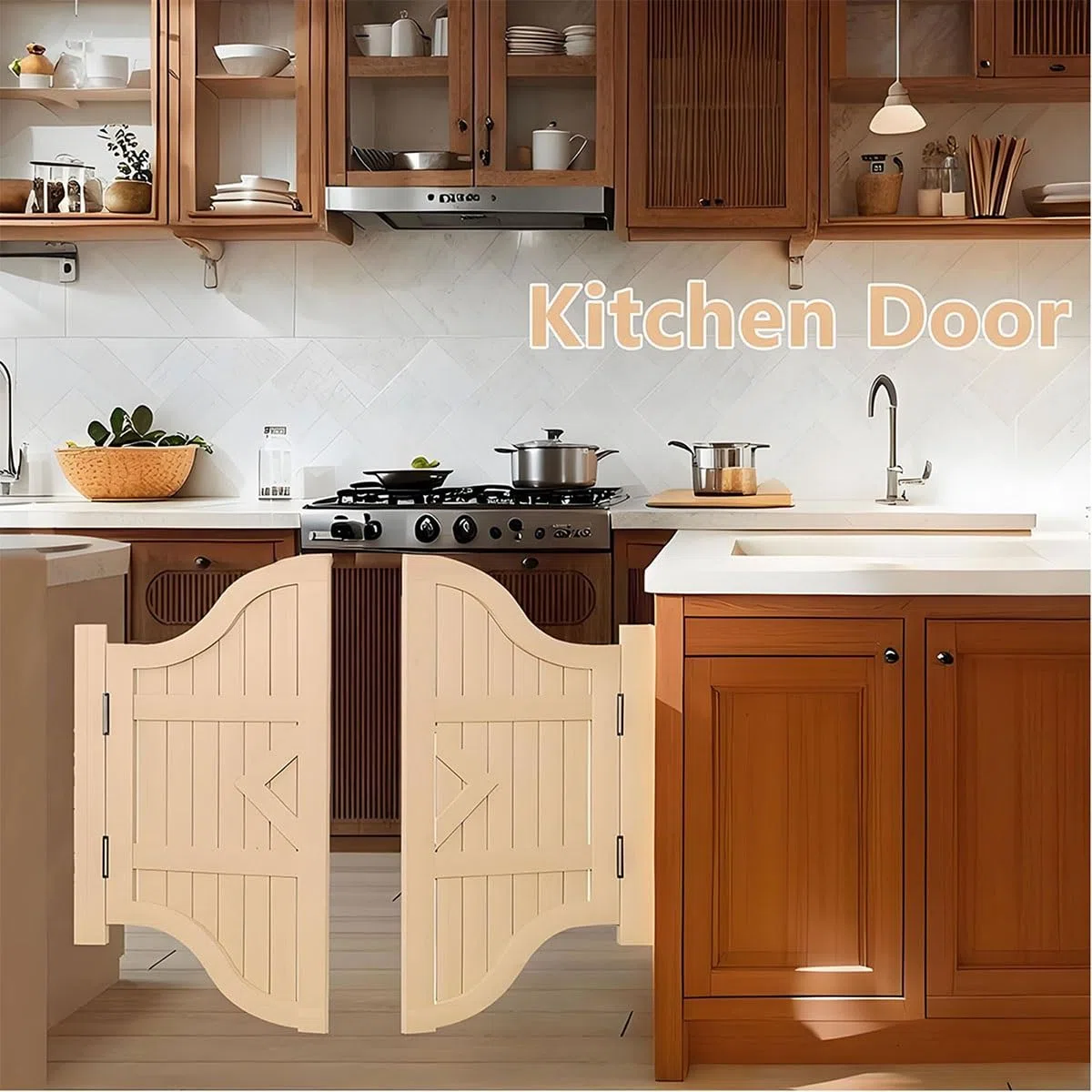 Caffè Bar Porta Saloon in Legno, Porta Battente Interno, Porte Oscillanti per caffè, Porte a Mezza Vita Porte Divisoria per scale da cucina Negozio Bar