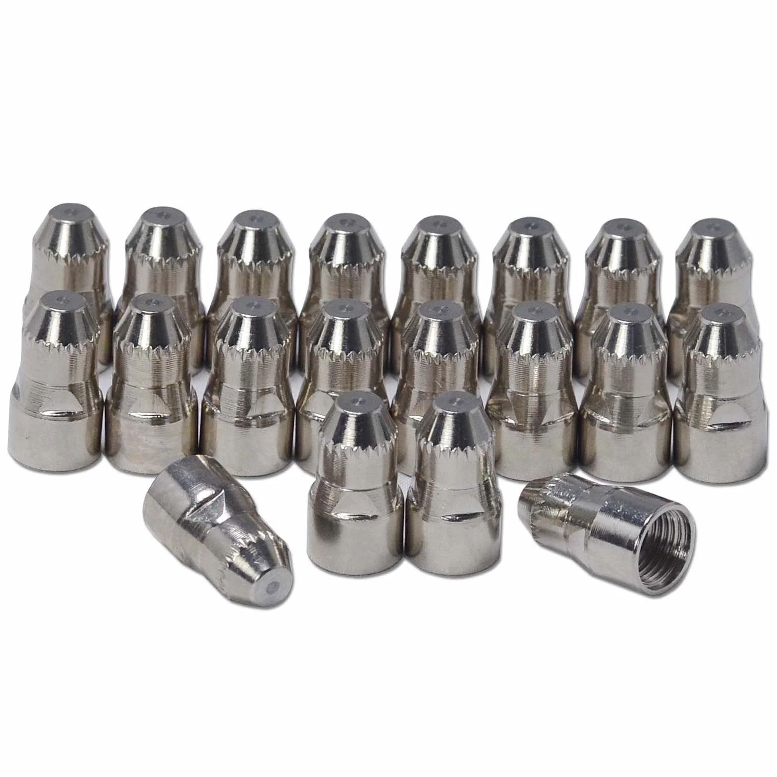 RIVERWELD P-80 Punte per taglio al plasma 1.1mm 60A Elettrodi Coppa di protezione Torcia Kit di consumo 45 pezzi