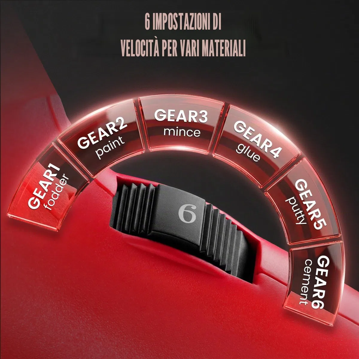 Anbull 2100W miscelatore per malta,Miscelatore Cemento, Miscelatore per Colla, Miscelatore Camion Betoniera, 6 velocità 0-930 giri/min, miscelatore per malta M14
