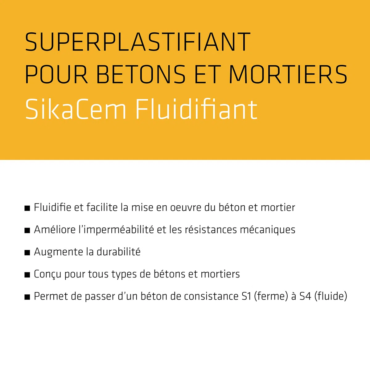 Sika Francia S.A.S 546293 superplastifiant per Mortai e cemento, marrone