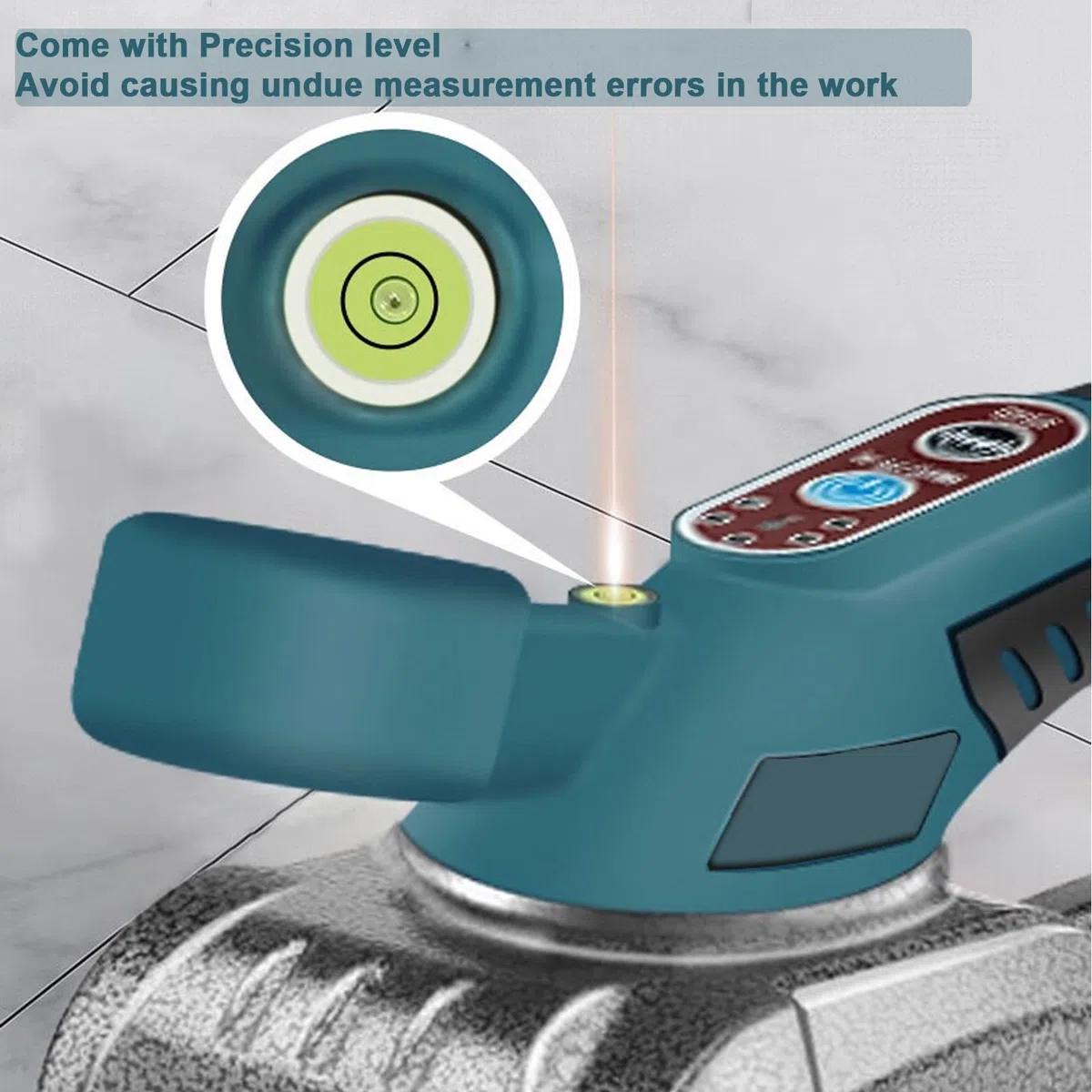 Macchina per Piastrellista per Makita 18V, Vibratore Elettrico per Piastrelle Con 4,7 x 4,7 Regolabile Capacità di Carico 100kg Macchina per Piastrellista Adatta per Piastrelle da 39 Pollici (senza