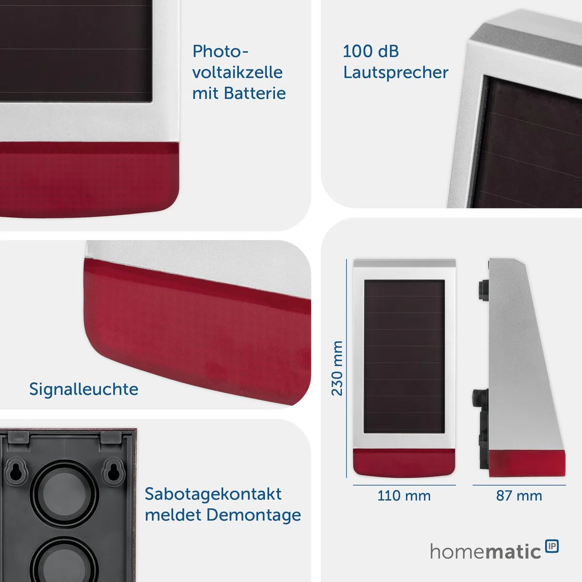 Homematic IP Domotica Sirena D'Allarme, 153208A0