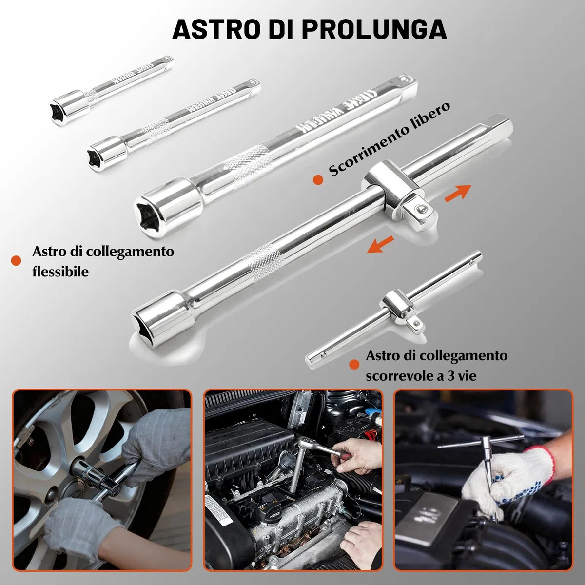 ISE 108 Pezzi Cassetta Attrezzi Completa, Set Attrezzi da Lavoro Include Cacciaviti, Accessori, Chiavi a Bussola e Chiavi a Cricchetto, Ideale per Fai da Te e Uso Domestico