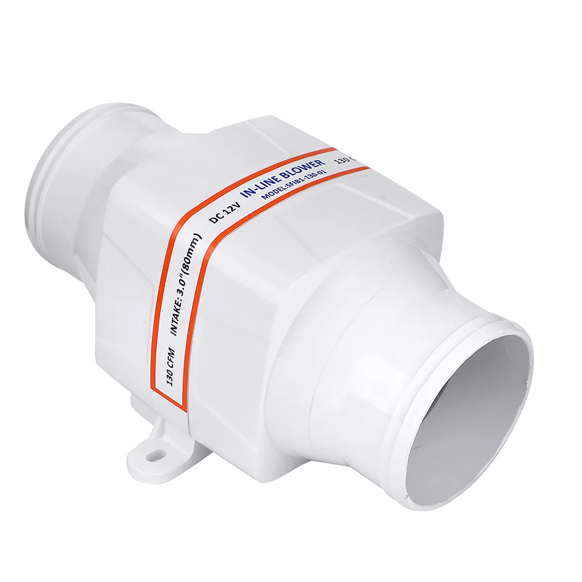 Wakects 75mm Ventola Estrazione, Ventilatore in linea, Ventilatore del Condotto di Ventilazione per yacht, edifici, roulotte
