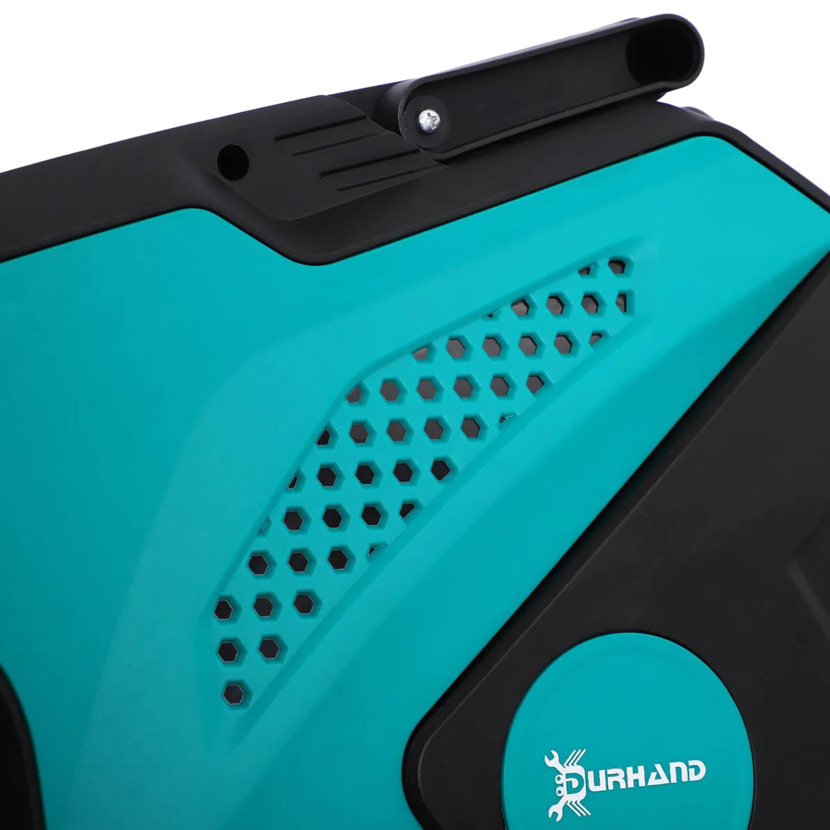 DURHAND Avvolgitubo da Giardino Retrattile con Tubo dell'Acqua 15m, Avvolgitubo da Parete Girevole a 180°, Avvolgitubo Automatico con 7 Modalità di Irrigazione e Kit di Montaggio, Nero e Verde