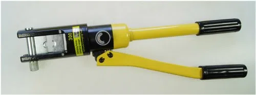 KATSU Crimpatrice Idraulica con 11 Filiere in Acciaio 16-300 mm² Crimpatrice Pinza Attrezzi Cavi Elettrici Idraulici Manuali ad Alta Pressione per Rame e Alluminio Terminali Elettrici 416374