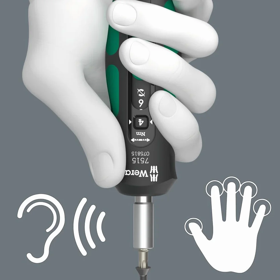 Wera Kraftform 05075815001 7515 - Cacciavite dinamometrico Safe-Torque Speed, 2-6 Nm, 1/4" x 2,0-6,0 Nm x 147,5 mm