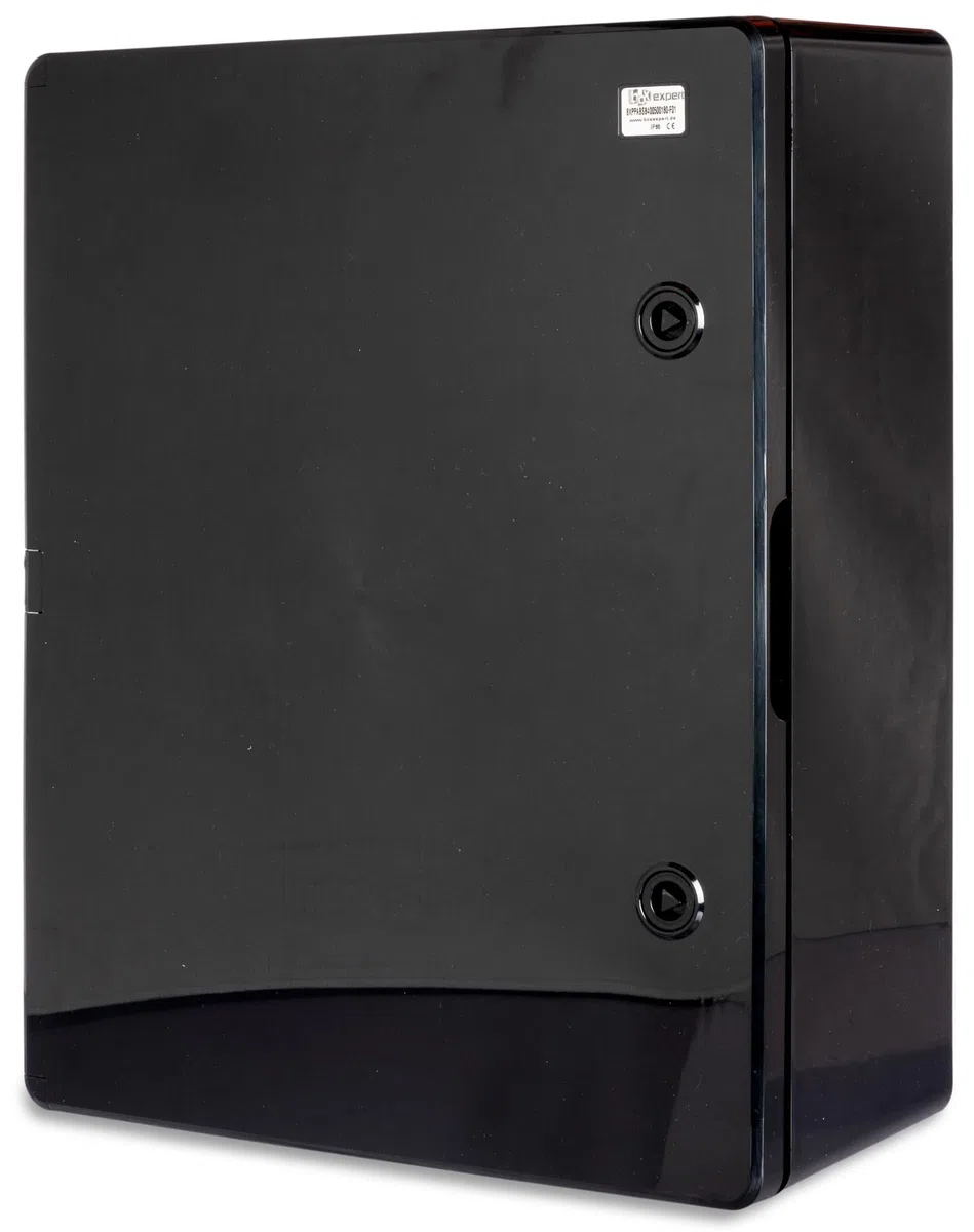 BOXEXPERT Custodia in plastica ABS, IP65, custodia a parete, custodia vuota, 500x400x180mm, nero, custodia serie Fleet