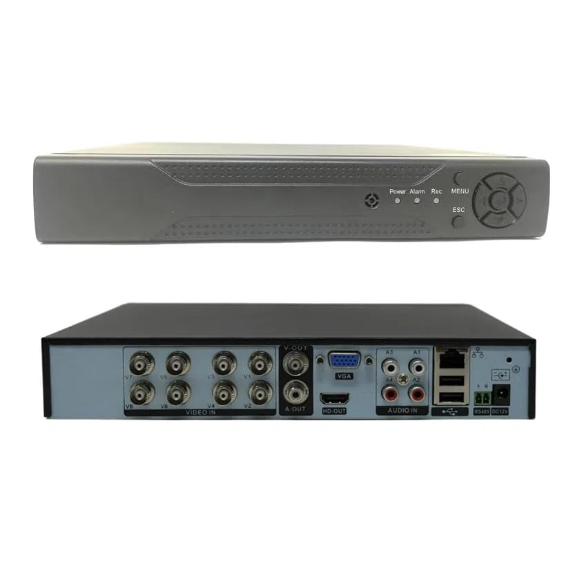 DVR VIDEOSORVEGLIANZA 8 CANALI FULL HD IBRIDO AHD NVR AHD COULD MOBILE APP IP TV