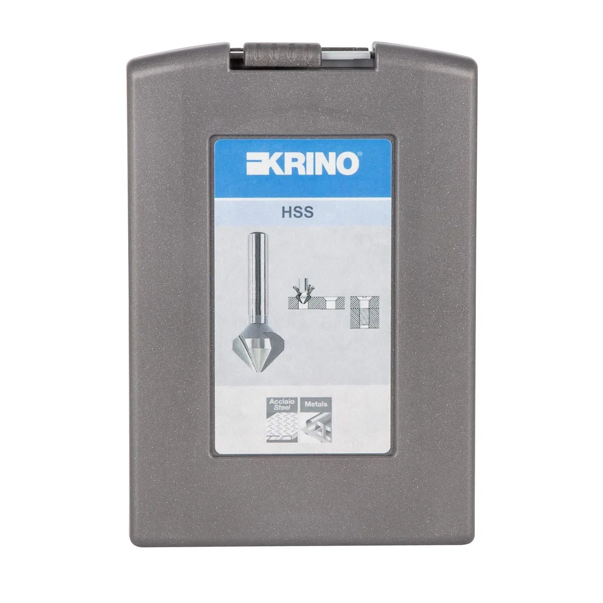 Krino 01270107 - Set Svasatori HSS Per Acciaio e Metalli - 6 Pezzi