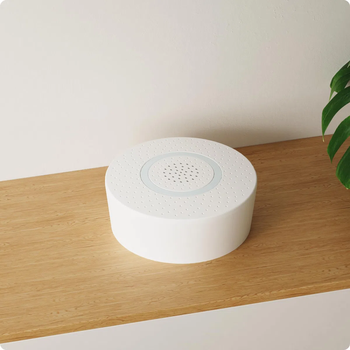 Sirena stroboscopica da interno - Allarme 120DB Funziona con il sistema di allarme AGSHOME