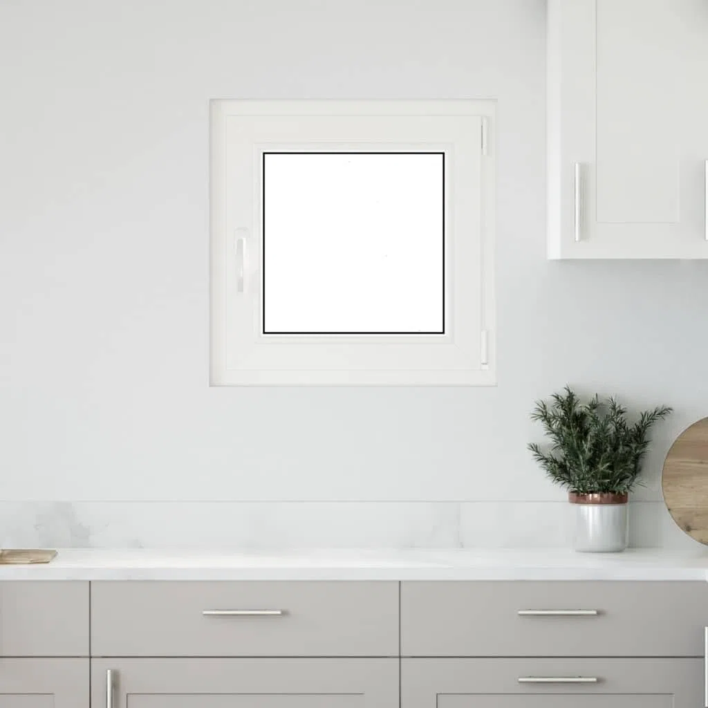 vidaXL Finestra per Cantina RISOR 50x50 cm Anta ribalta DIN Destra Bianca