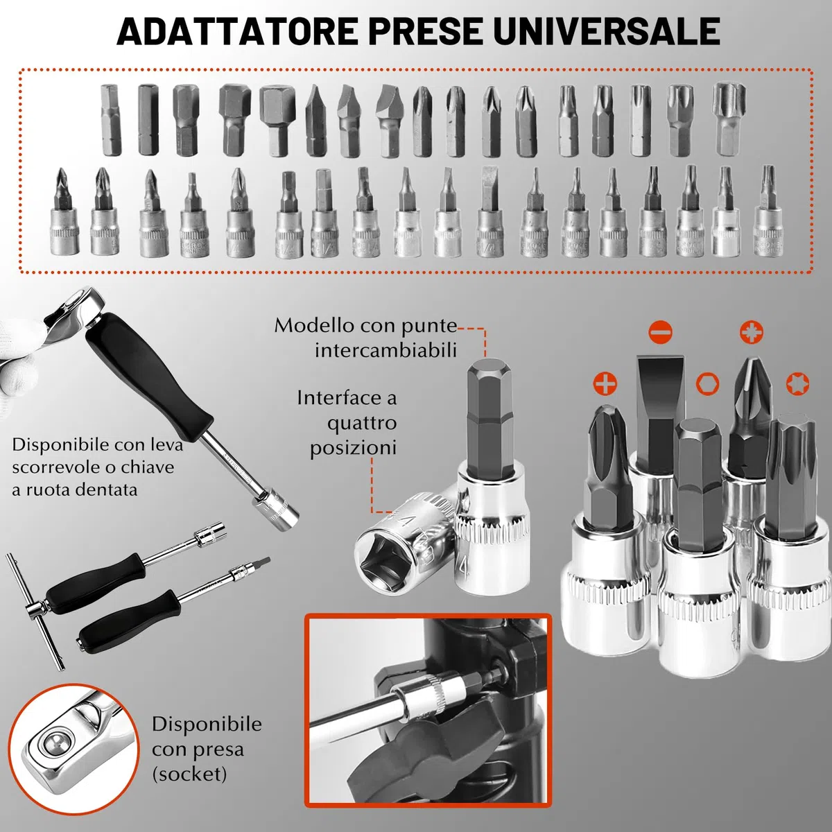 ISE 108 Pezzi Cassetta Attrezzi Completa, Set Attrezzi da Lavoro Include Cacciaviti, Accessori, Chiavi a Bussola e Chiavi a Cricchetto, Ideale per Fai da Te e Uso Domestico