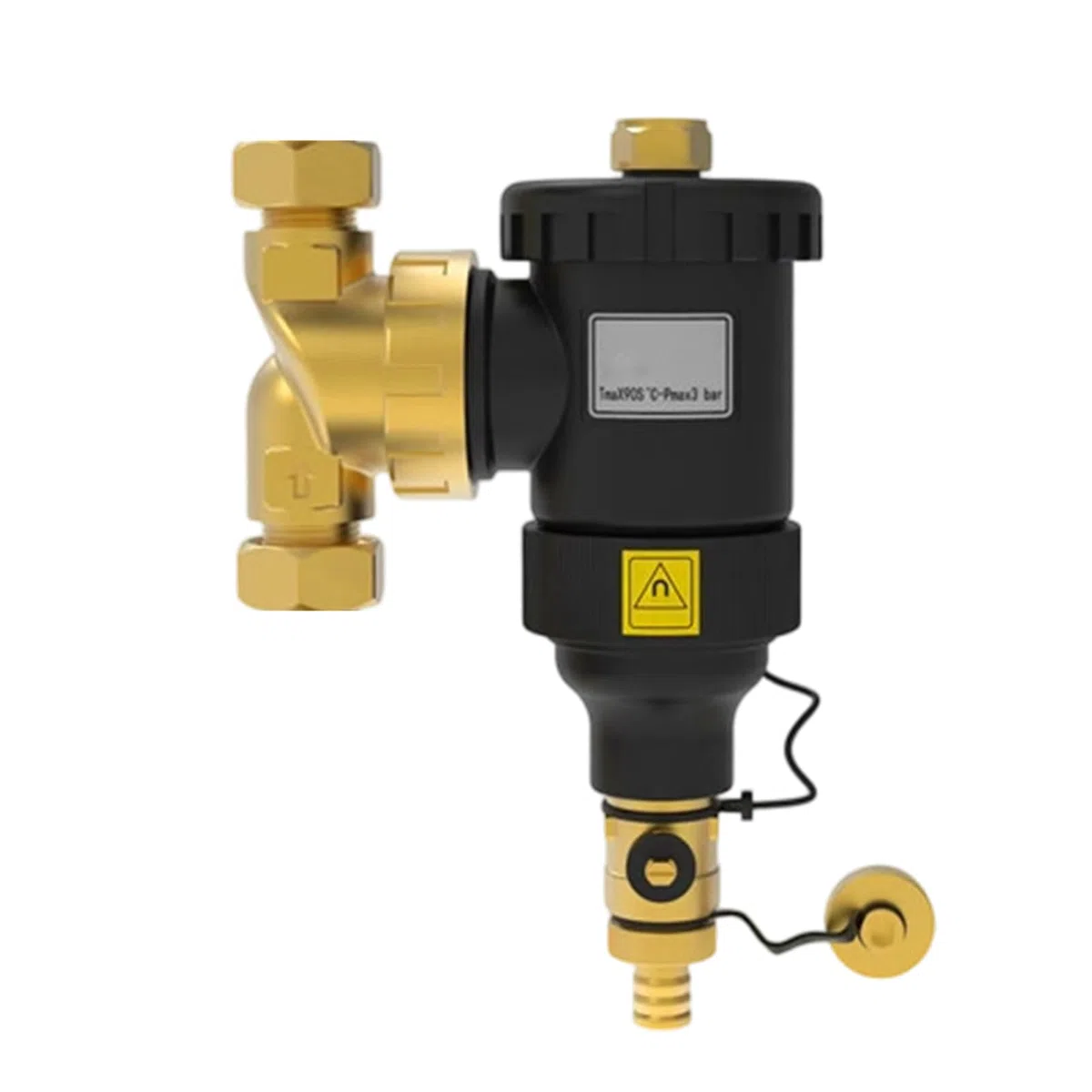 Defangatore Magnetico Per Caldaia – Filtro Per Riscaldamento Centrale DN20 DN32 | Di Filtrazione HVAC Con Valvole Di Intercettazione | Rimuove Ruggine E Calcare