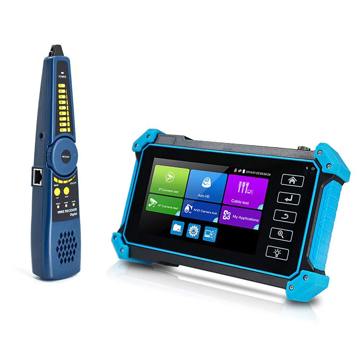 9651C Tester Monitor 5 in 1 con Display Touch da 5 Pollici, Tester Telecamera Integrato WiFi Supporto IP 4K H.2658MP，Tester CCTV Supporto Test 8MP TVI/CVI/AHD HDMI IN+VGA IN