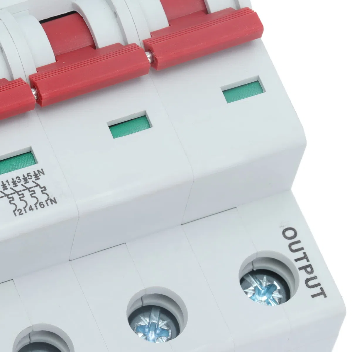 YWBL-WH Interruttore Automatico, PA66 DSM Guscio Ritardante di WiFi Interruttore Remoto A 4 Poli CA 400 V 20 A, Blocco di Sicurezza, Viaggio di Tipo C, per Illuminazione Domestica Apparecchiature