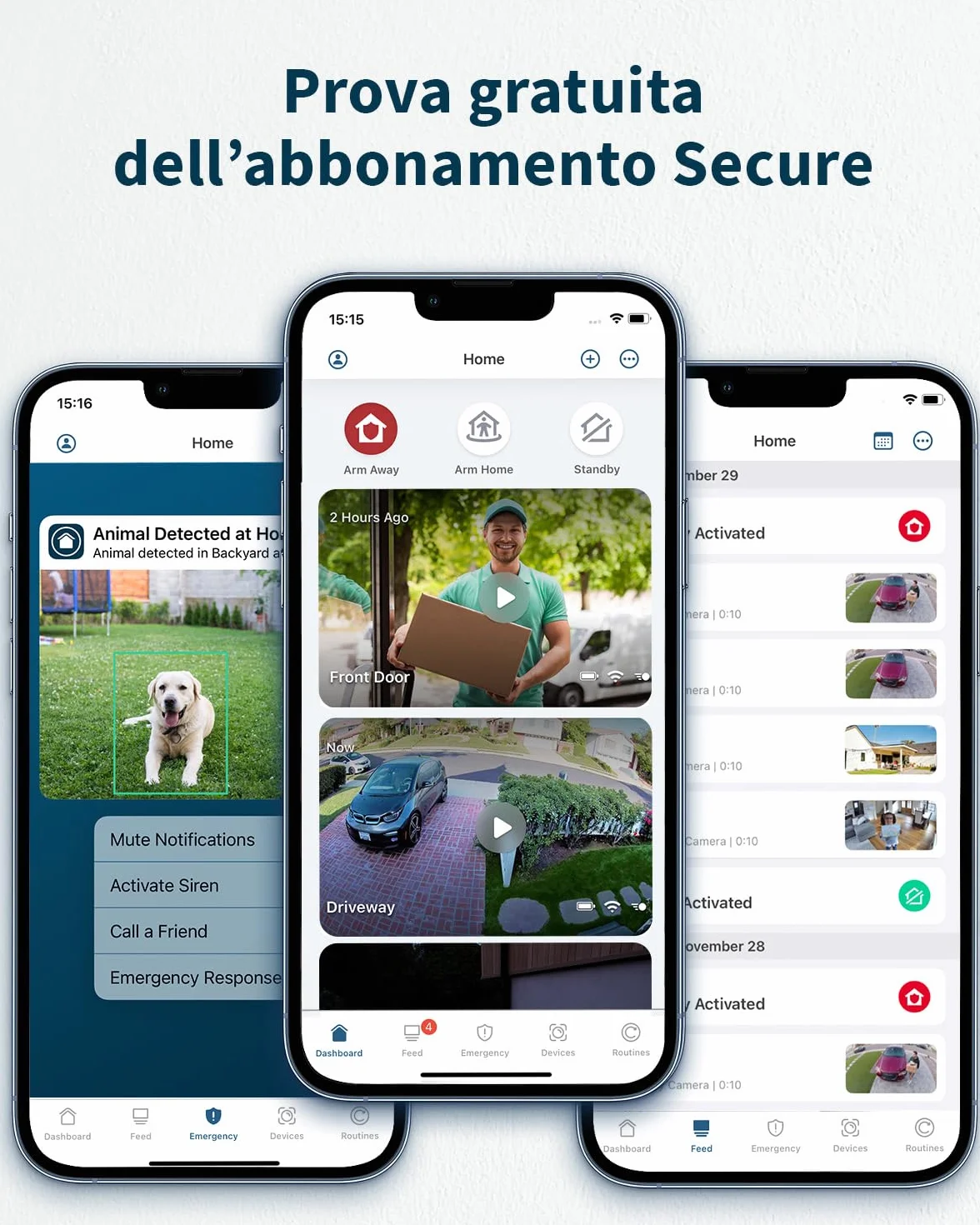 Arlo Essential FHD Videocitofono, Telecamera WiFi Esterno Senza Fili, Campanello Senza Fili da Esterno, Citofono Smart, Sensore Movimento, Visione Notturna, Sirena, Prova Inclusa Secure App, Bianco