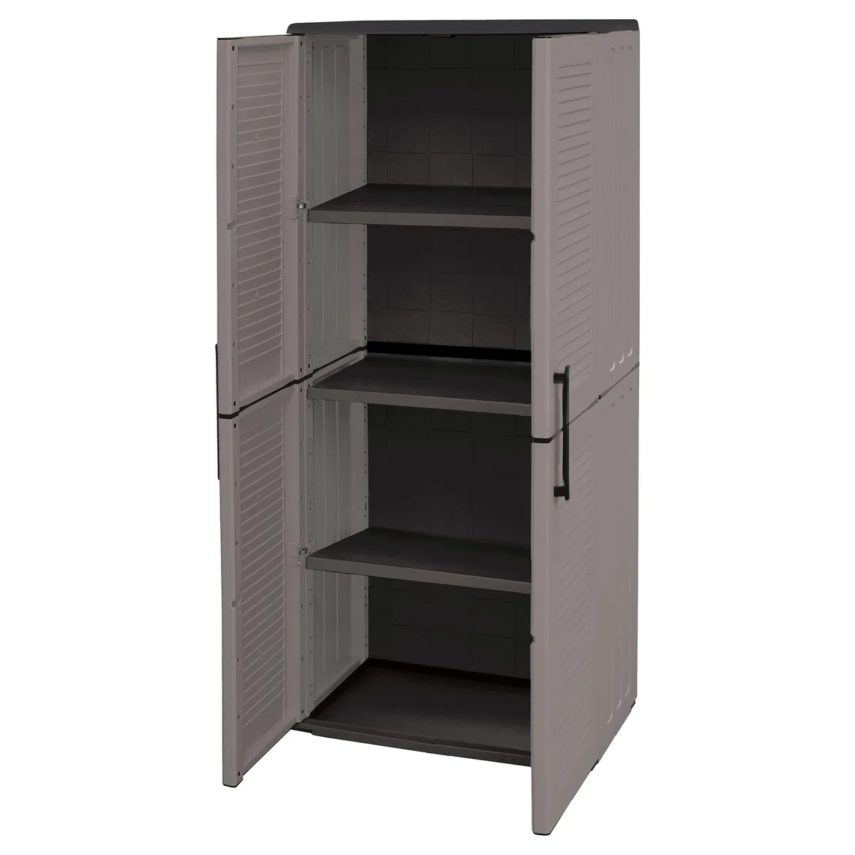 Art Plast E71/TP Armadio alto in plastica, economico, grigio/nero