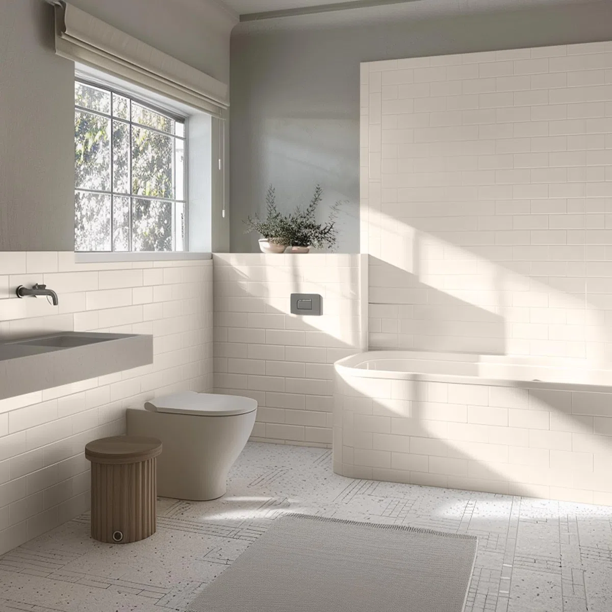 EPODEX 2K Vernice per piastrelle CON ACCESSORI, vernice epossidica per cucina, bagno e altri ambienti, per piastrelle da aarete e pavimento - 1,8kg - 7m² per 2 mani - Peach - Pastel